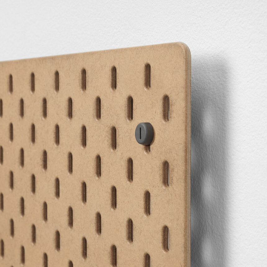 IKEA SKADIS Pegboard, wood, 56x56 cm