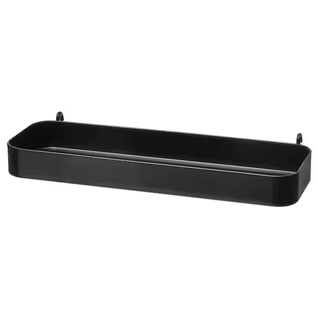 IKEA SKADIS Shelf, Black 28 cm