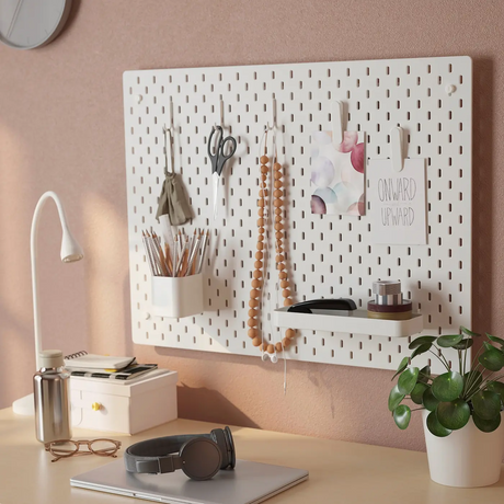 IKEA SKADIS Accessory set 7 pieces, white