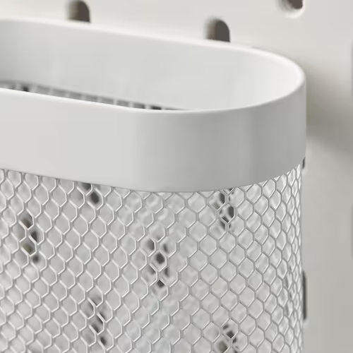 IKEA SKADIS Storage Basket, Set of 3 White
