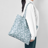 IKEA SKYNKE Carrier bag, grey-blue, 45x36 cm