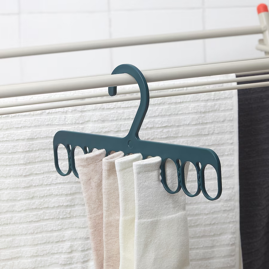 IKEA SLIBB Hanger with 8 grip clips