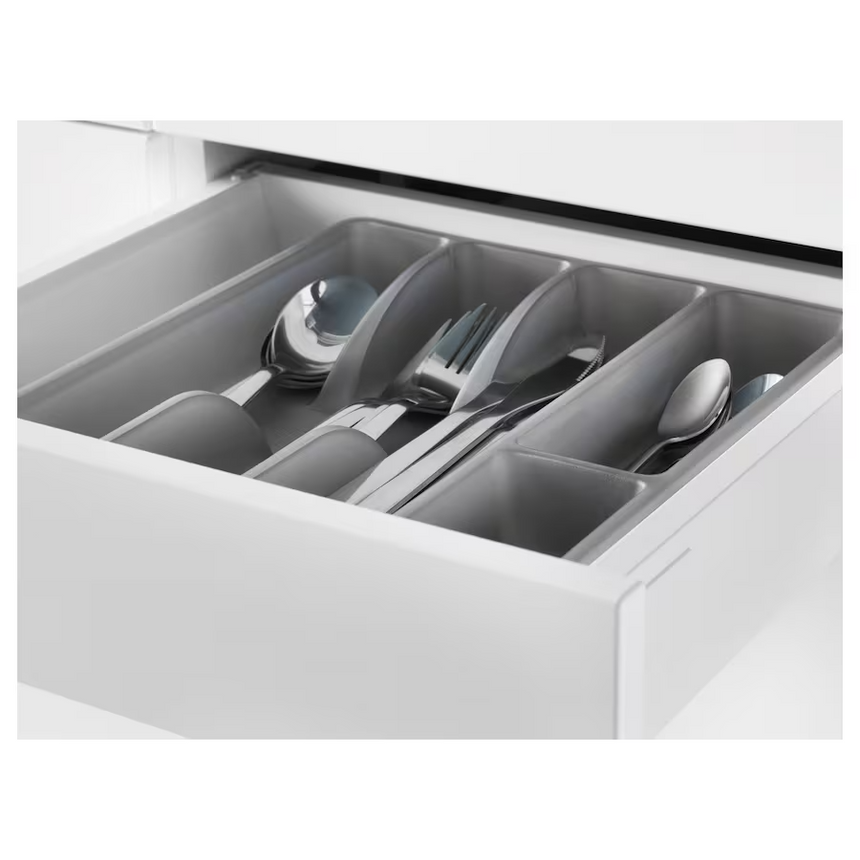 IKEA SMACKER cutlery tray grey 31x26 cm