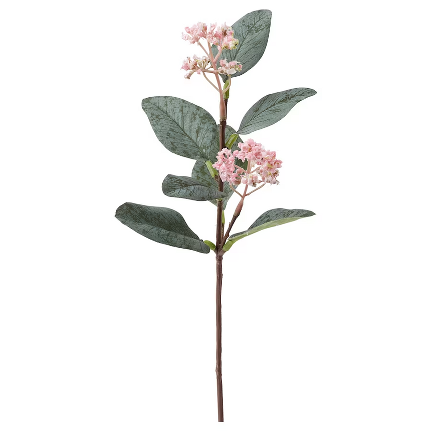 IKEA SMYCKA Artificial flower, eucalyptus/pink, 30 cm