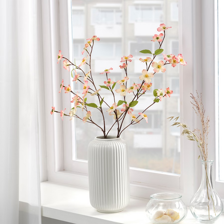 SMYCKA artificial flower in/outdoor/Dogwood pink 56 cm