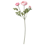 SMYCKA Artificial flower, Ranunculus/pink, 52 cm