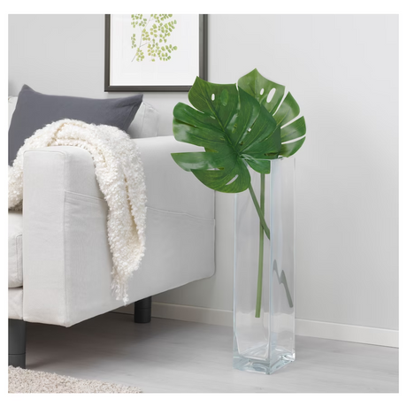 IKEA SMYCKA Artificial leaf, Monstera/green, 80 cm