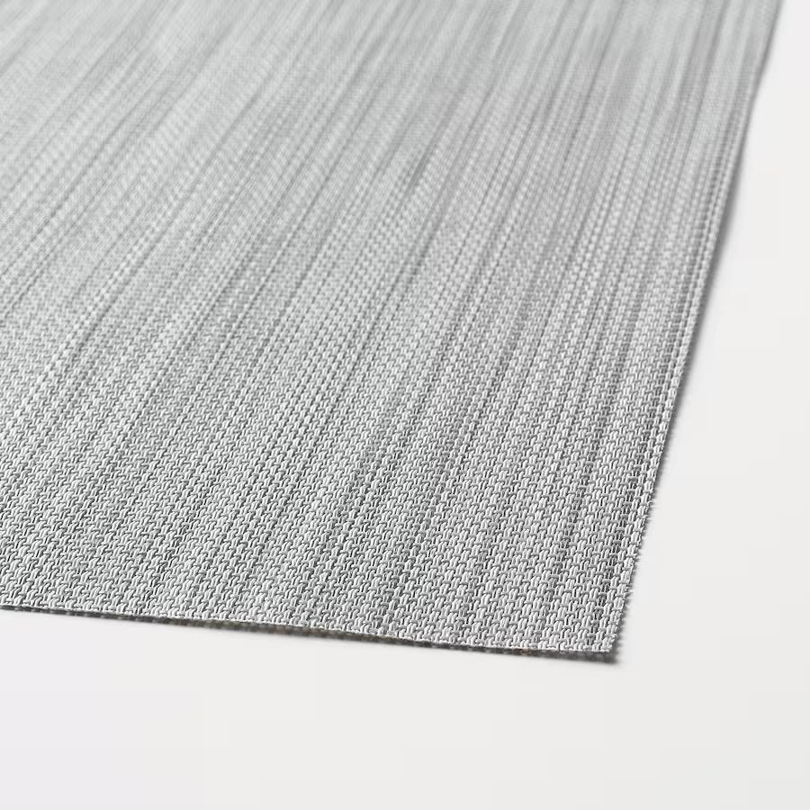 IKEA SNOBBIG place mat light grey 45x33 cm
