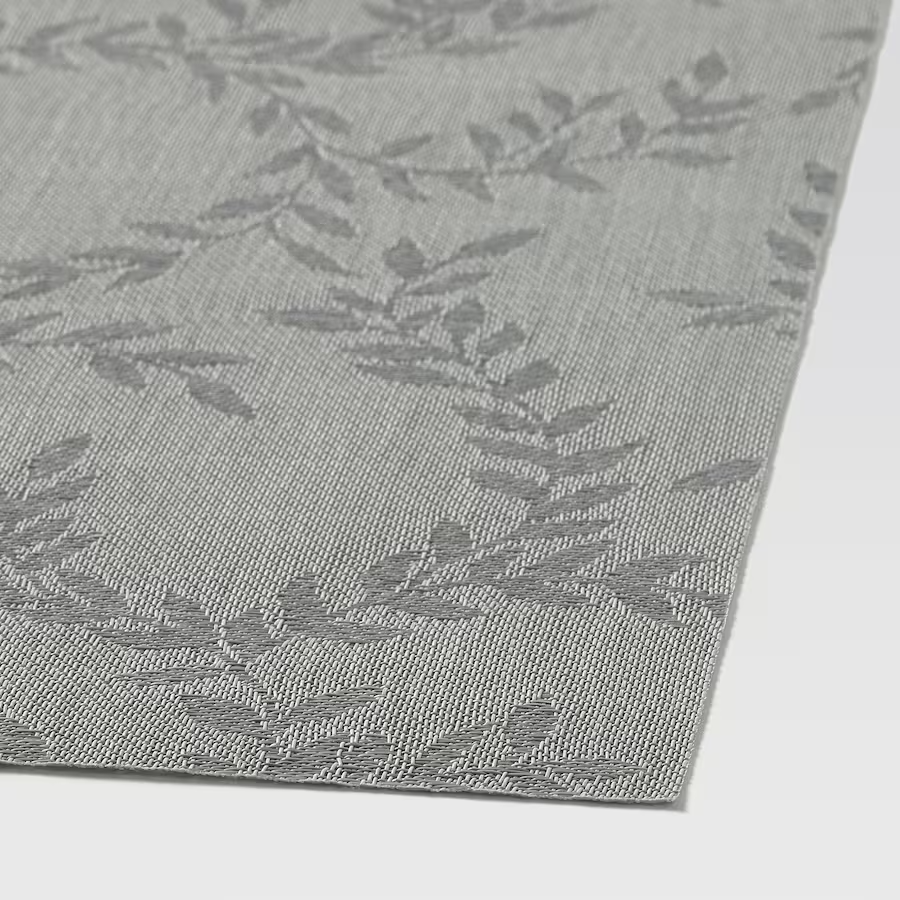 IKEA SNOBBIG place mat patterned/grey 45x33 cm