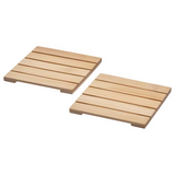 IKEA STRANDFLOKA coaster bamboo 9 cm
