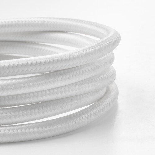 IKEA SUNNEBY Electrical Wire for Hanging Lamp, White, Cloth, 180 cm