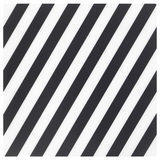 IKEA PIPIG place mat striped/black/white 37x37 cm ( Single Piece )