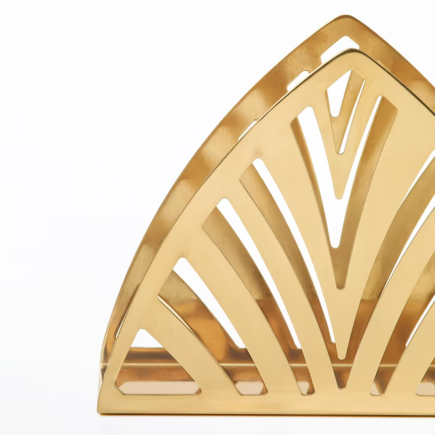 IKEA TILLSTALLNING Napkin holder, brass-colour