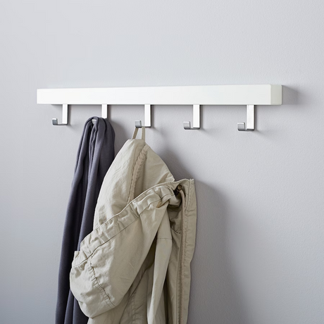 IKEA TJUSIG Hanger for door/wall, white, 60 cm