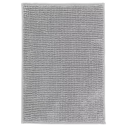 IKEA TOFTBO Bath mat, grey-white melange, 40x60 cm