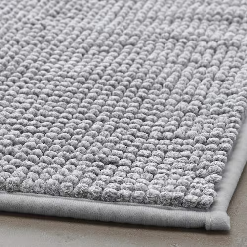 IKEA TOFTBO Bath mat, grey-white melange, 40x60 cm