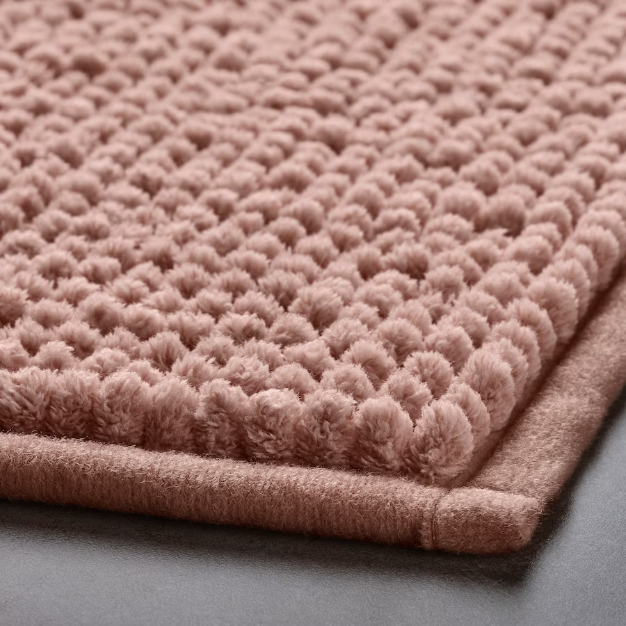 IKEA TOFTBO Bath mat, light pink, 40x60 cm
