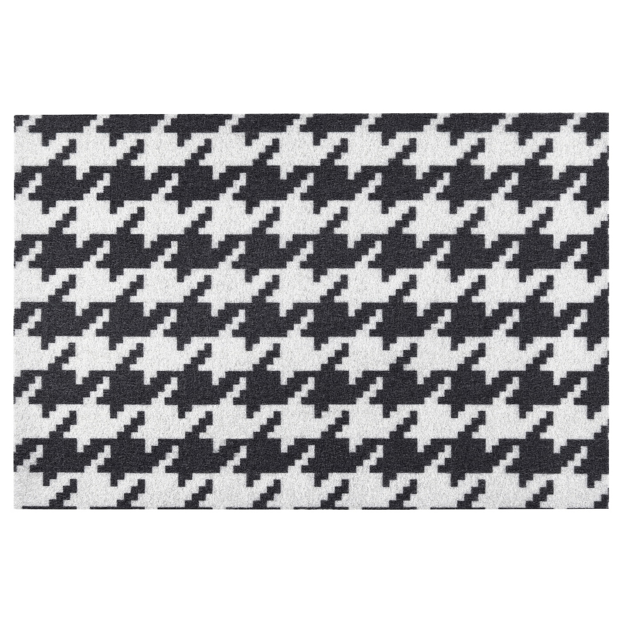 IKEA TOMTRATT Door mat, light grey/dark grey, 40x60 cm