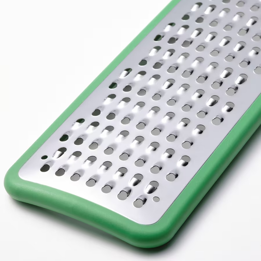 IKEA UPPFYLLD Grater with handle, bright green, 30 cm