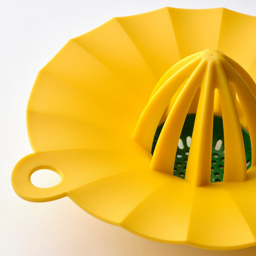 IKEA UPPFYLLD Lemon Squeezer, Bright Yellow/Bright Green, 15 cm