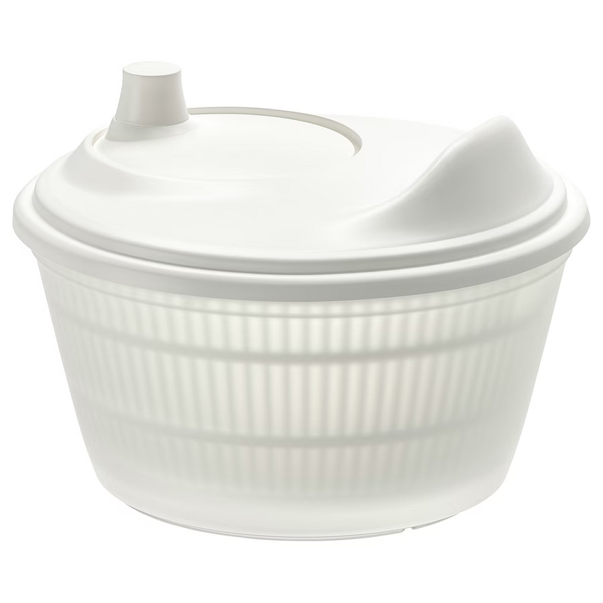 IKEA UPPFYLLD Salad Spinner, White 23 cm