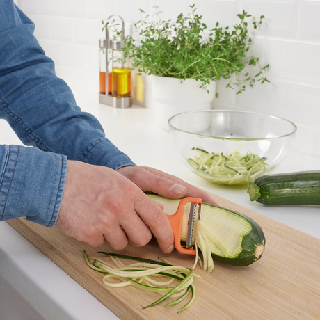 IKEA UPPFYLLD Vegetable Cutters, Set of 2, Bright Yellow/Bright Orange