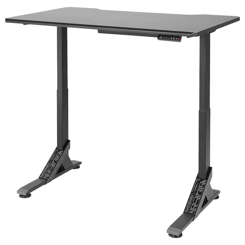 IKEA UPPSPEL Gaming desk, black, 140x80cm