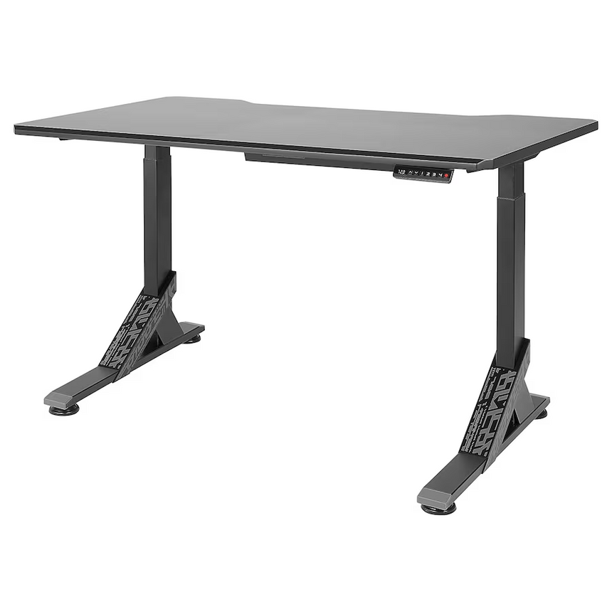 IKEA UPPSPEL Gaming desk, black, 140x80cm