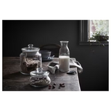 IKEA VARDAGEN jar with lid clear glass 1.9 L