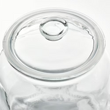 IKEA VARDAGEN jar with lid clear glass 1.9 L