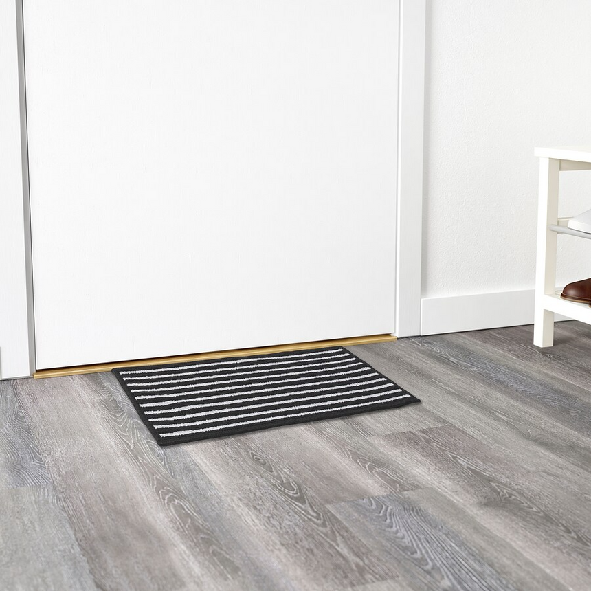 IKEA VINSTRUP door mat black/grey 40x60 cm