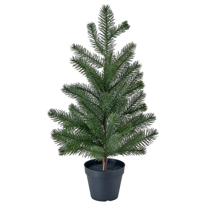 IKEA VINTERFINT artificial potted plant in/outdoor/Christmas tree green 12 cm