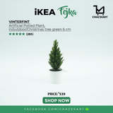 VINTERFINT artificial potted plant with pot in/outdoor/Christmas tree green 6 cm